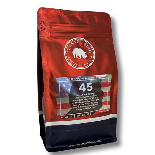 45 Roasted RINO Organic Coffee 12oz